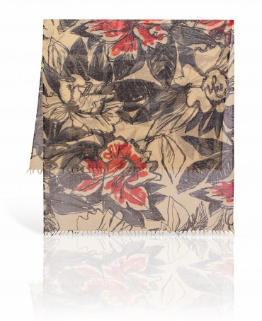 Палантин Женский ZW-ORCHID.GRANDE/GOLD.YEL